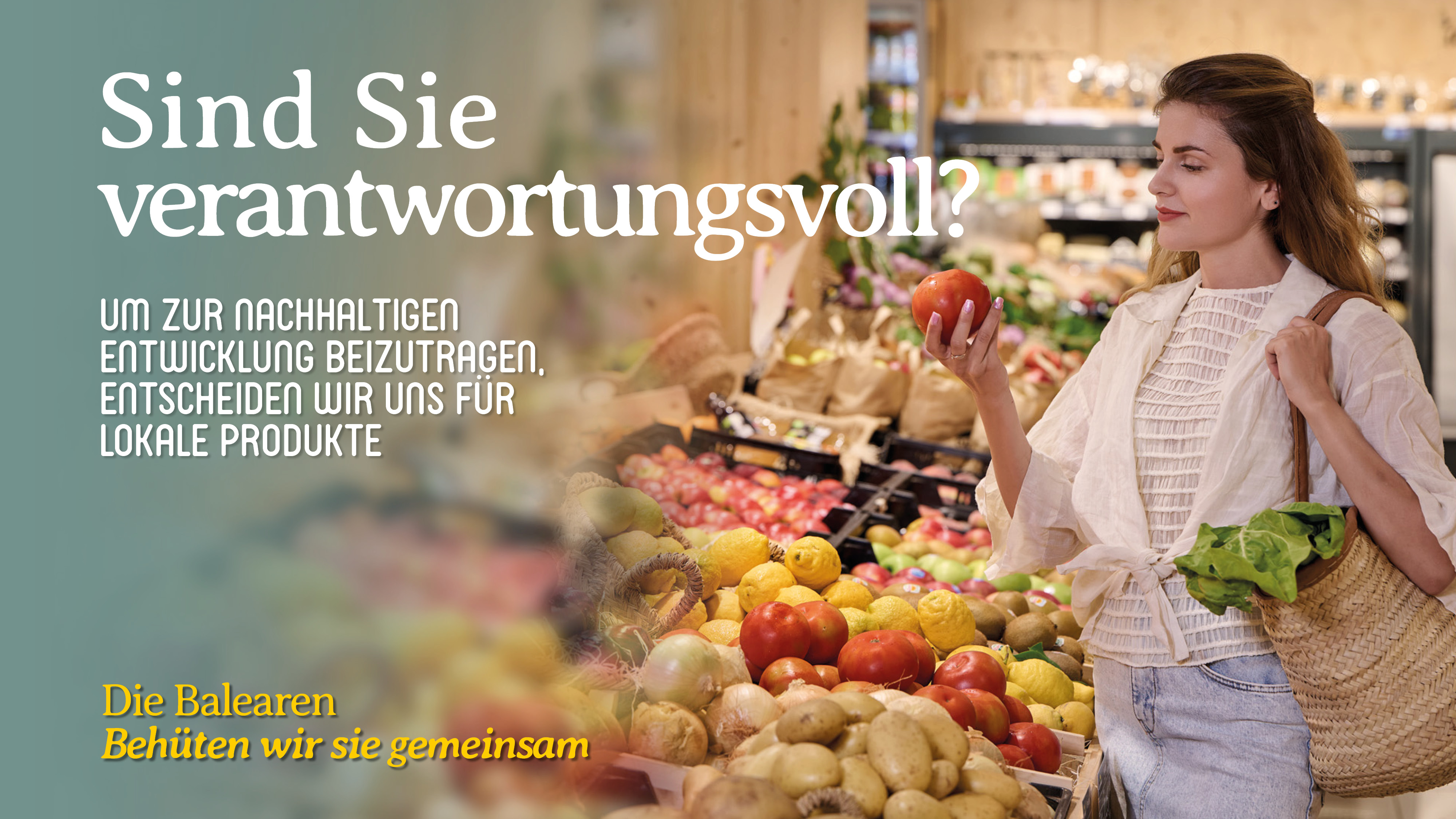 Wir wählen lokale produkte
