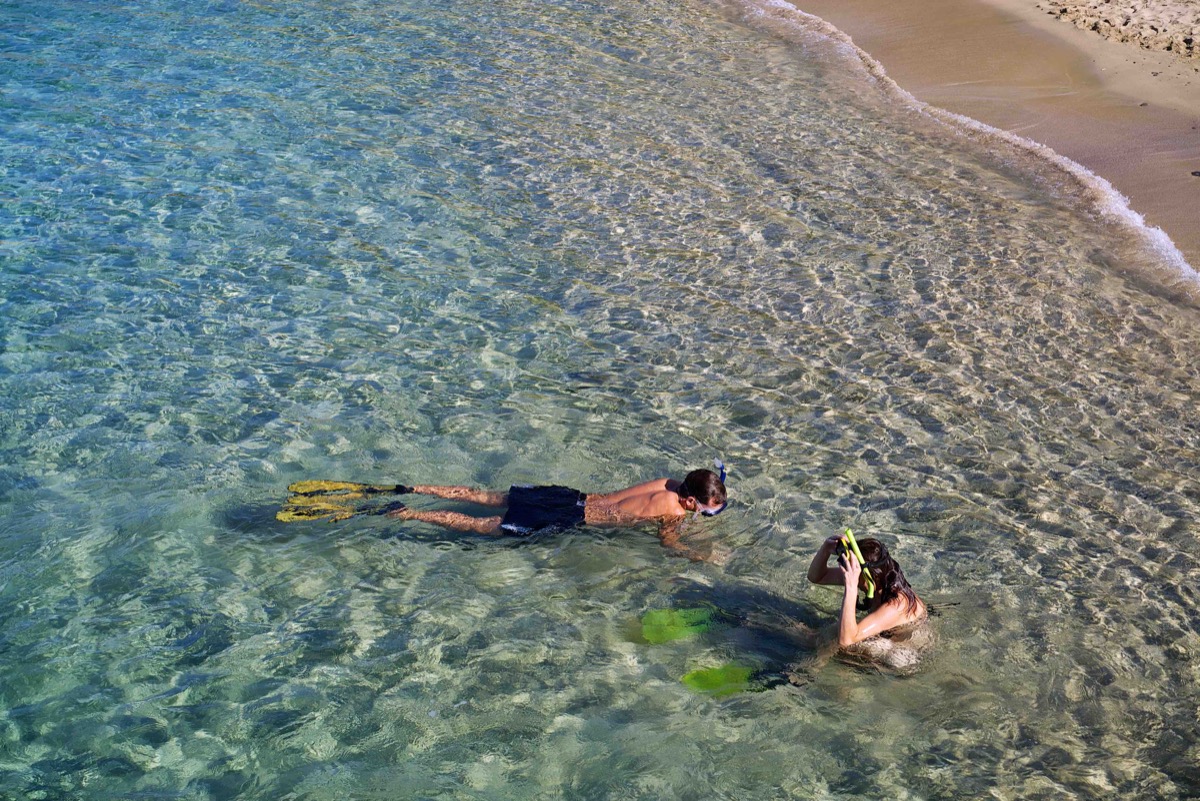 Snorkel en playa de Mallorca