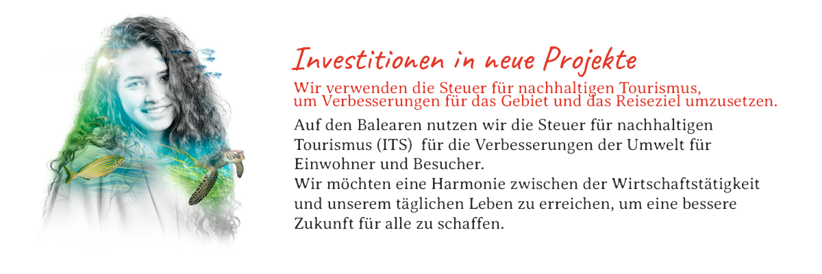 Wir verwenden die Steuer für nachhaltigen Tourismus,  um Verbesserungen für das Gebiet und das Reiseziel umzusetzen.