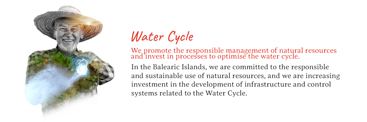 We promote the responsible management of natural resources and invest in processes to optimise the water cycle.